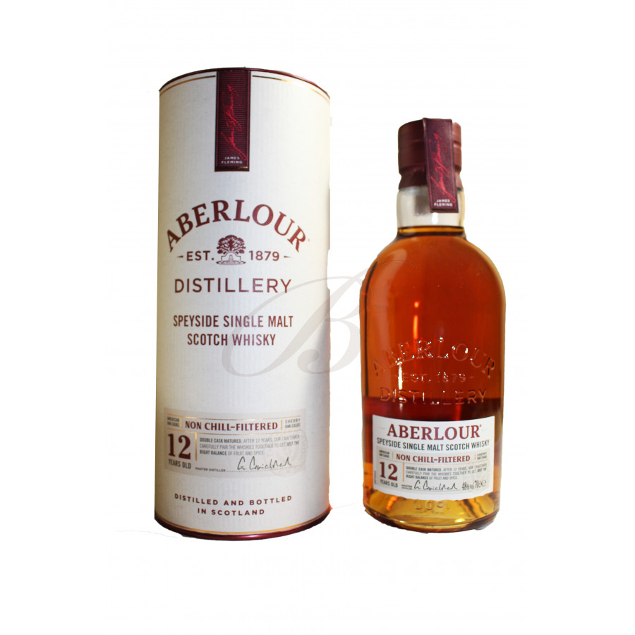 Whisky Speyside single malt 12 years ABERLOUR : la bouteille de 70cL+verres  à Prix Carrefour