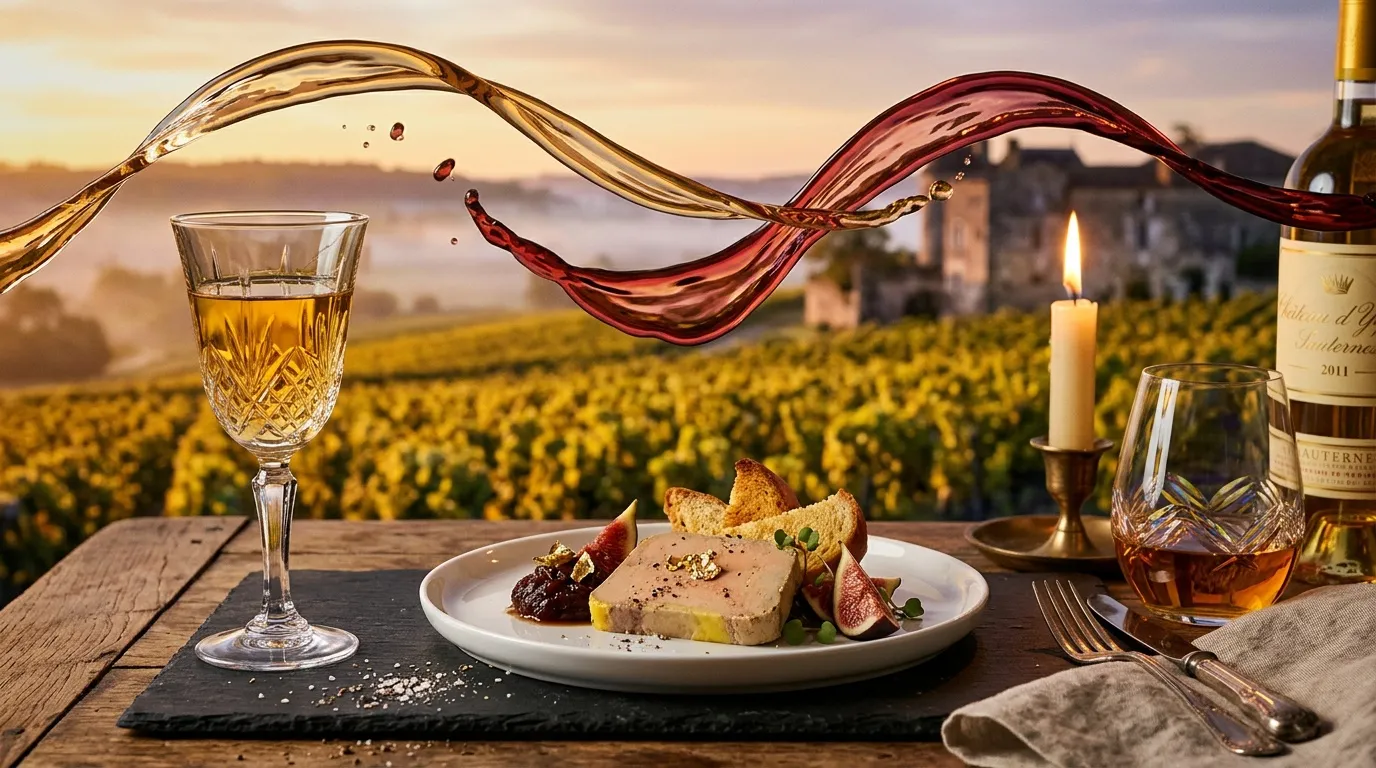 Que boire avec du foie gras : vins et accords