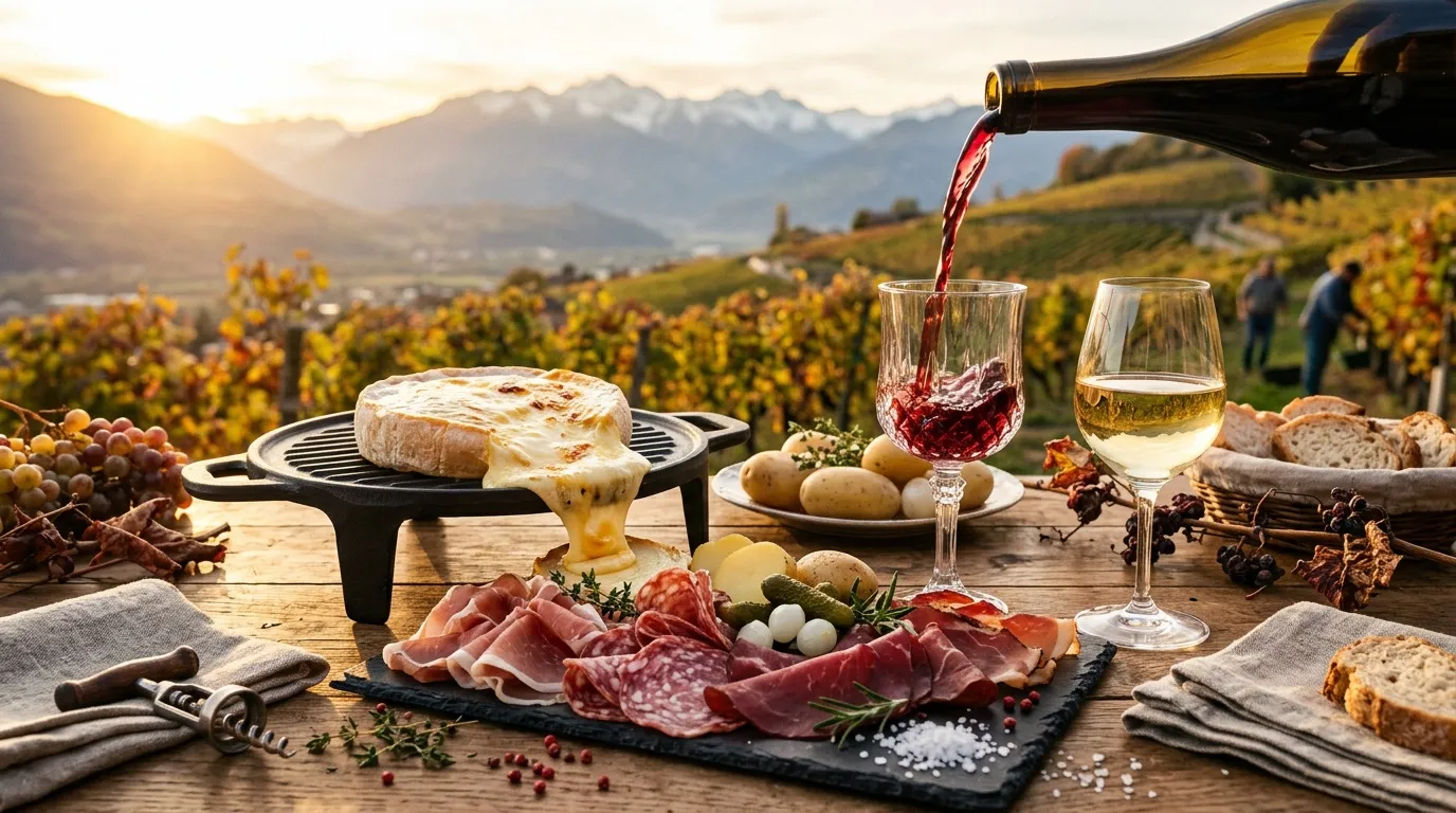 Quel vin avec raclette charcuterie : nos meilleures sélections