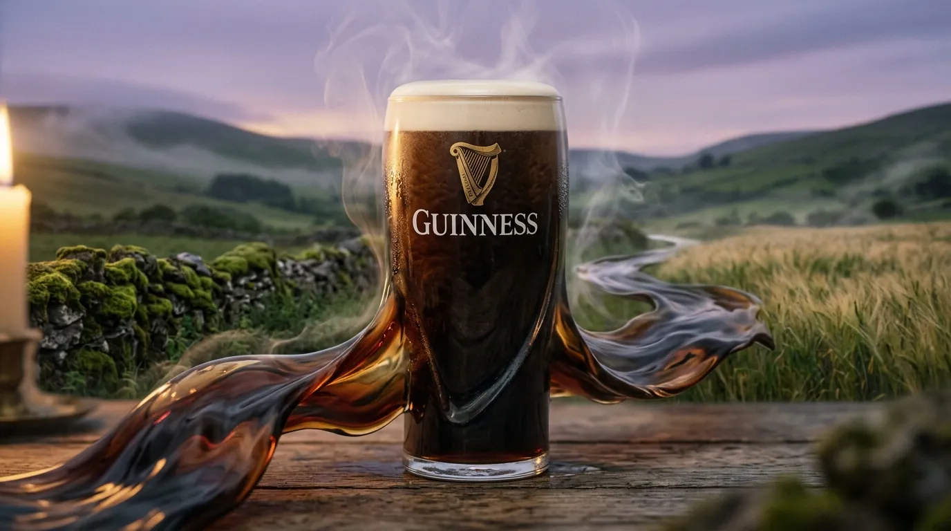 Taux alcool Guinness : 7,5° à 8,0%